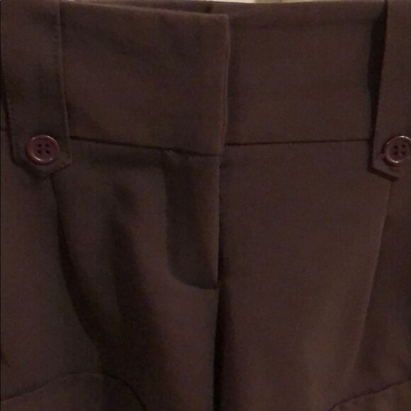 bebe Brown High-Waist Pleated Tailored Shorts - Picture 2 of 7